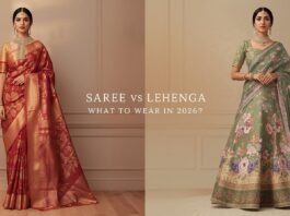 Saree vs Lehenga Comparison