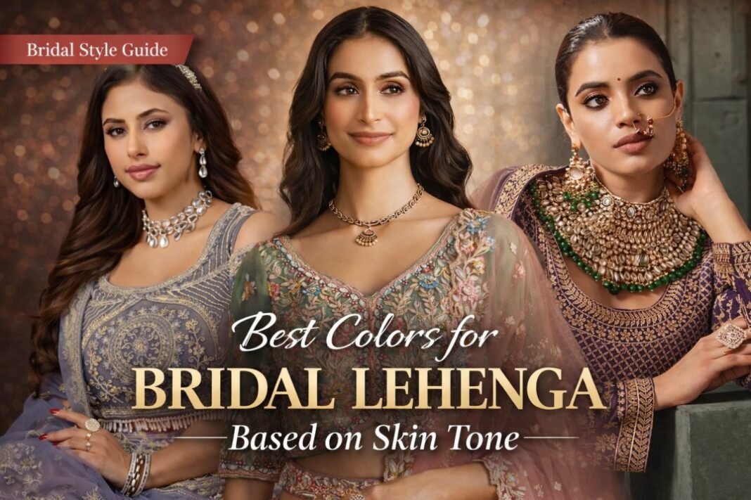 Best Colors for Bridal Lehenga Based on Skin Tone