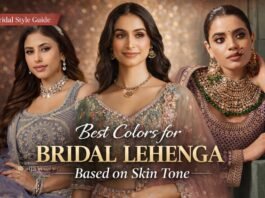 Best Colors for Bridal Lehenga Based on Skin Tone