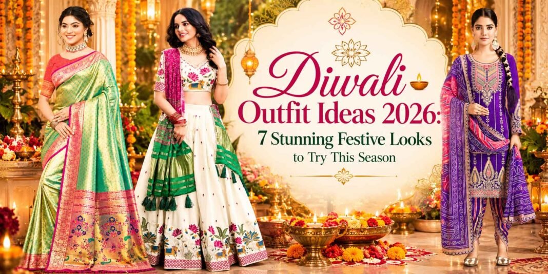 Diwali Outfit Ideas 2026: 7 Stunning Festive Looks to Try This Season Diwali Outfit Ideas 2026: 7 Stunning Festive Looks to Try This Season