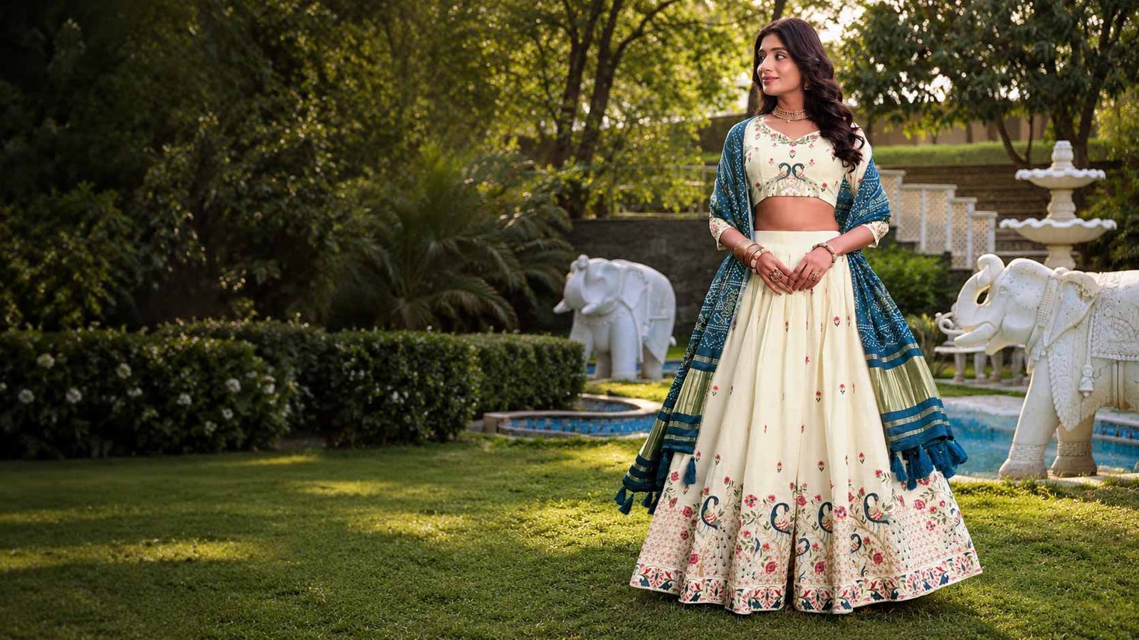 Navratri Day 2 White Outfit Ideas: What to Wear for Garba Navratri Day 2 White Outfit Ideas: What to Wear for Garba