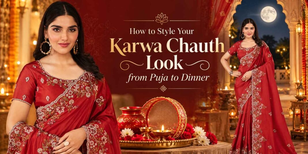 How to Style Your Karwa Chauth Look from Puja to Dinner How to Style Your Karwa Chauth Look from Puja to Dinner