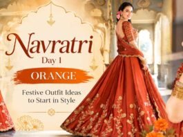 Navratri Day 1: Orange Outfit Ideas to Start the Festivities in Style