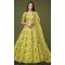 Zari Sequins Work Slub Silk Designer Party Wear Heavy Lehenga Choli in Neon -7036173915