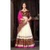 Navratri Occasion Georgette Embroidery Work Lehenga Choli in Black -7474176435