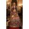 Wedding Wear Rajwadi Silk Purple Color Aari Mirror Work Designer Lehenga Choli - 7111174350