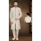 This Cream Banarasi Jacquard Sherwani exudes effortless sophistication for your dream wedding -7916178992