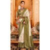 Function Wear Soft Silk Digital Print Work Traditional Wear Saree In Cream - 7289175318