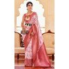 Function Wear Soft Silk Digital Print Work Traditional Wear Saree In Pink - 7289175320