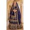 Designer Velvet Dori Zarkan Work Wedding Wear Lehenga Choli In Marvelous Royal Blue - 7710177798