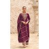 Wine Color Premium Silk Embroidery Work Traditional Function Wear Designer Palazzo Salwar Kameez - 7967179403