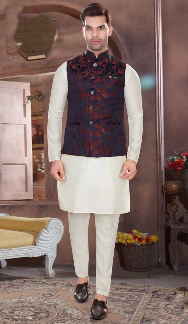 Pajama kurta jacket hotsell