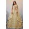 Elegant Cream Color Butterfly Net Sequins Work Sangeet Wear Lehenga Choli - 8092180285