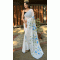 Georgette Brush Printed And Foil Work White Casual Party Wear Saree - 8301181688