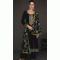 Party Wear Velvet Embroidery Work Pakistani Salwar Kameez In Black - 8318181765