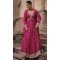 Rani Pink Viscose Silk Embroidery Work Anarkali Salwar Kameez - 8521182885
