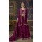 Wine Color Premium Silk Embroidery Work Designer Lehenga Suit -8851184473