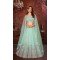 Faux Georgette Embroidery Work Wedding Lehenga Choli in Mint Green -8804184239