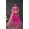 Silk Embroidered Designer Wear Lehenga Choli In Pink - 143458141