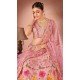 Georgette Sequins Work Readymade Lehenga Choli In Pink - 9502187630