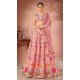 Georgette Sequins Work Readymade Lehenga Choli In Pink - 9502187630