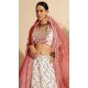 Georgette Sequins Work Readymade Lehenga Choli In Gajari Pink - 9537187919