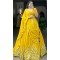 Georgette Sequins Work Party Wear Lehenga Choli In Yellow - 9706188948