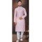 Pink Silk Zari Work Mens Readymade Kurta Pajama - 9704188904