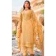 Georgette Embroidered Party Wear Salwar Suit In Brown - 9891191068