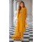 Yellow Viscose Resham Work Party Wear Readymade Salwar Suit - 10088192299