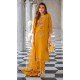 Yellow Viscose Resham Work Party Wear Readymade Salwar Suit - 10088192299