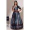 Rama Blue Silk Woven Work Traditional Wear Lehenga Choli - 10552194603