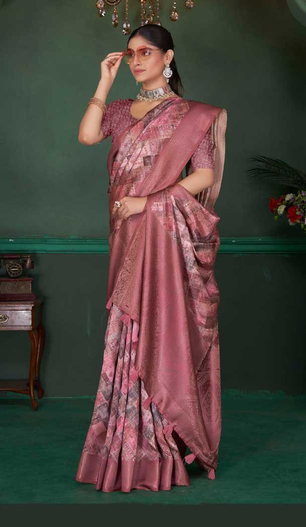 Multi Color Soft Silk Weaving Work Traditional Wear Saree - 11097198781
