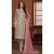 Green PV Vichitra Embroidered Pakistani Style Salwar Suit - 11053198437