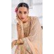 Cream Cotton Embroidered Pakistani Style Salwar Kameez - 11229199774