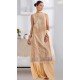 Cream Cotton Embroidered Pakistani Style Salwar Kameez - 11229199774