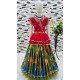 Multi Color Chinon Silk Embroidery Work Party Wear Kids Lehenga Choli - 11668202435