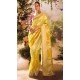 Banarasi Zari Tissue Weaving Work Designer Wear Saree In Yellow - 11603202093