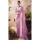 Banarasi Zari Tissue Weaving Work Designer Wear Saree In Light Lavender - 11603202095