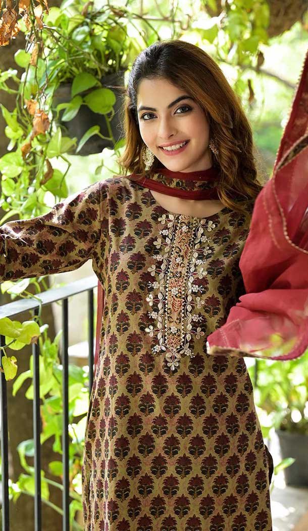 Cotton Printed Work Party Wear Designer Salwar Suit In Multi Color - 11724202771