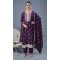 Silk Sequins Work Pakistani Style Salwar Suit In Wine - 11728202781