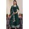 Green Georgette Embroidery Work Party Wear Anarkali Suit - 11729202783