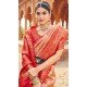 Banarasi Silk Weaving Work Traditional Wear Saree In Red - 11721202750