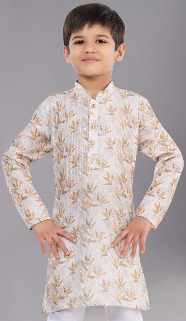 Multi Color Polyester Sequins Work Festival Wear Designer Kid's Kurta Pajama - 12060204891