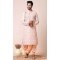 Pink Cotton Polyester Printed Festival Wear Mens Kurta Pajama - 12116205460