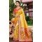 Women Party Wear Saree Kanjivaram Silk Jacquard Mustard - 13086210898