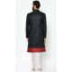 Women Dhupion Art Silk Mens Wear Indo Western Black - 13116211057