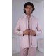 Men Wear Indo Western Jacquard Light Pink - 13240211693