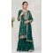 Women Embroidery Sequence Work Vichitra Palazzo Suit Bottle Green - 13476213036