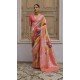 Light Pink Banarasi Silk Jacquard Saree – 215432
